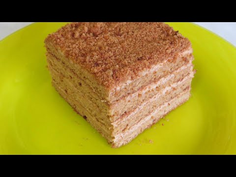 Видео: МЕДОВИК БЕЗ РАСКАТКИ КОРЖЕЙ! САМЫЙ ПРОСТОЙ И ВКУСНЫЙ ТОРТ МЕДОВИК