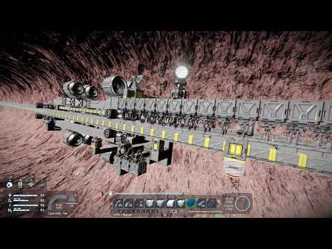Видео: Космический лифт к центру земли в Space Engineers, серия #4