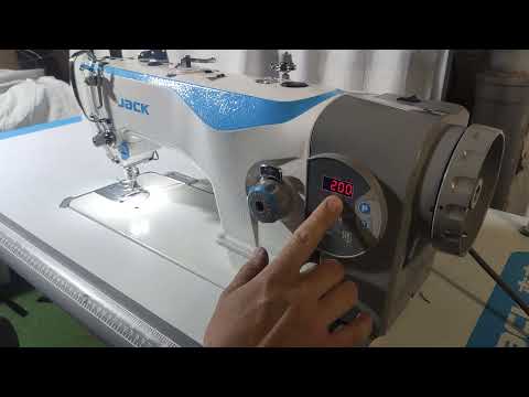 Видео: 🪡Настройка минимальной скорости шитья на промышленной швейной машине Jack H2-CZ-12