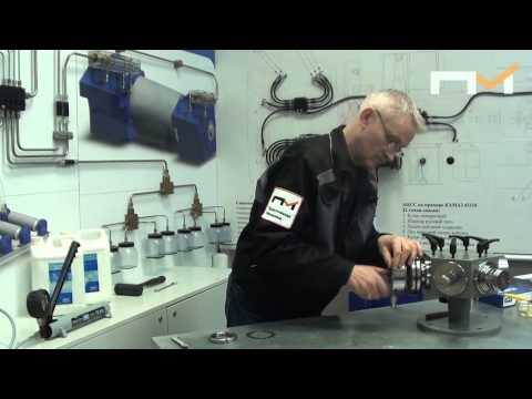 Видео: Монтаж сферического роликоподшипника методом SKF Drive-Up. Демонтаж подшипника методом гидрораспора