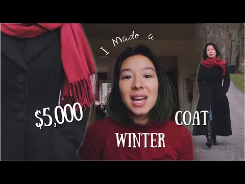 Видео: Я сшила викторианское пальто за 5000 долларов | Ft. Real Tailoring