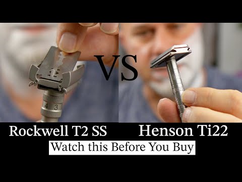 Видео: Решающее противостояние бритв: Rockwell T2 SS против Henson Ti22