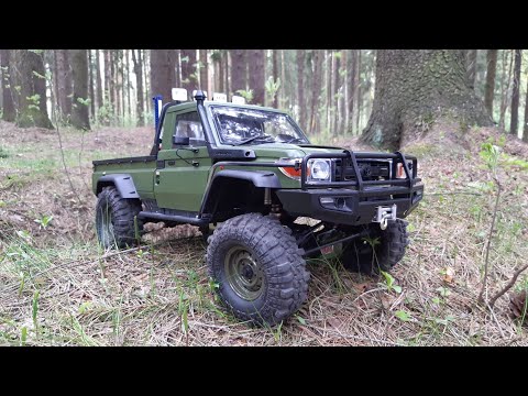 Видео: Traxxas trx4 Toyota LC70. Выкинул порталы.Сильно изменилось управление?