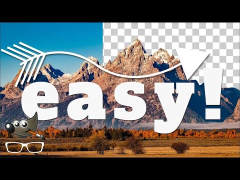 Видео: Секретный совет, как легко удалить фон в GIMP