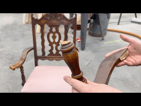 Видео: КАК ВЫПОЛНЯТЬ РАСПРОСТРАНЕННЫЙ РЕМОНТ КРЕСЕЛ (эп. 2)