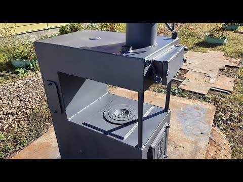 Видео: Довариваем КОТЁЛ ОТОПЛЕНИЯ с варочной панелью для приготовления пищи