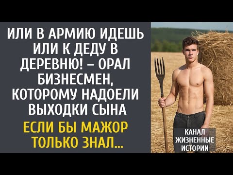 Видео: Или в армию идешь или к деду в деревню! – орал бизнесмен, которому надоели выходки сына-мажора….