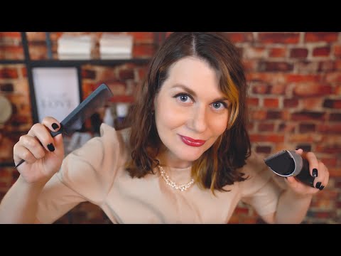 Видео: АСМР Приятный Барбершоп, Реалистично Ролевая Игра Для Мужчин ASMR Haircut