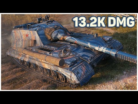 Видео: Объект 268 Вариант 4 – 13.2К УРОНА  World of Tanks