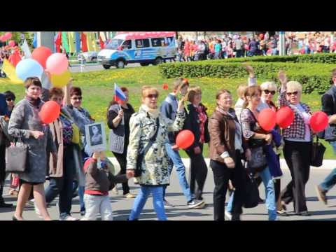 Видео: Парад 9 мая 2016 Новочебоксарск.