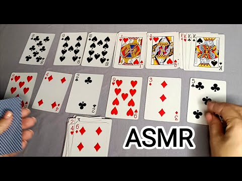 Видео: ASMR SOLITAIRE / АСМР ПАСЬЯНС / КАРТЫ / WHISPER/ ШЕПОТ