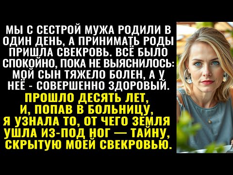 Видео: Рожала с сестрой мужа в один день, свекровь принимала роды. Мой малыш болен, её — здоров.