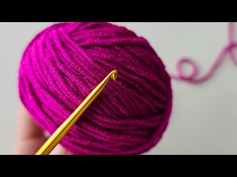 Видео: посмотрите, как красиво вязать крючком. всего 2 ряда простых и красивых стежков