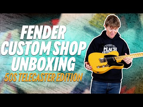 Видео: Распаковка нашего ЛУЧШЕГО Fender Custom Shop Tele?