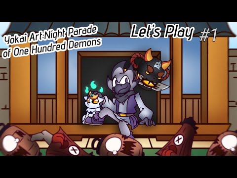 Видео: yokai art night parade of one hundred demons прохождение #1 - первые враги и первые союзники