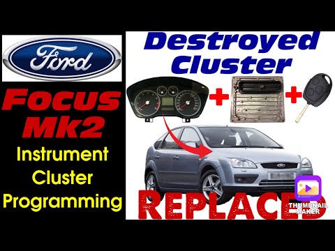 Видео: Разрушен блок управления Focus Cluster PCM синхронизатор + ключи + коррекция пробега на верстаке