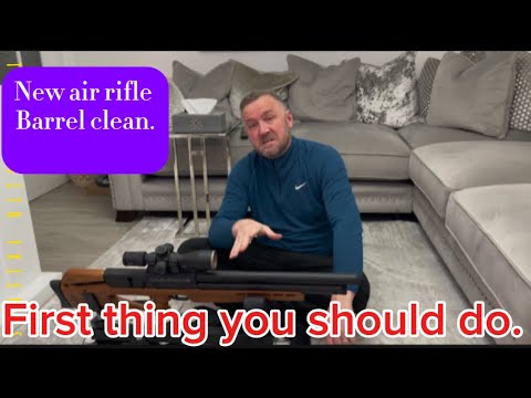 Видео: Чистый ствол новой пневматической винтовки, очень важно. Как его чистить. #пневматическоеоружие #...