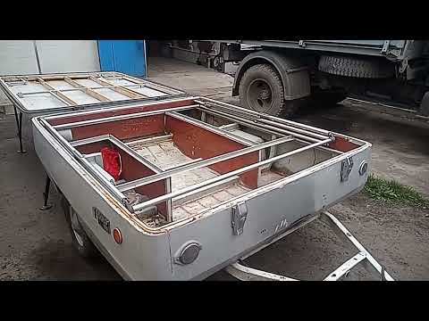 Видео: Начало работ по прицепу Скиф
