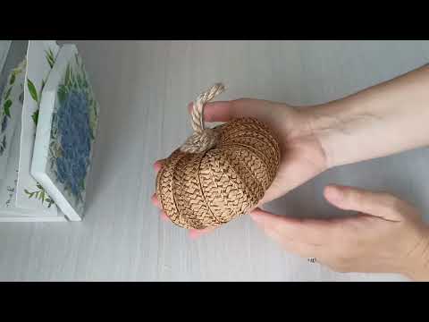 Видео: творческий эксперимент. Осенний декор. 🍂 Может ли шляпа стать тыквой?! 🍂