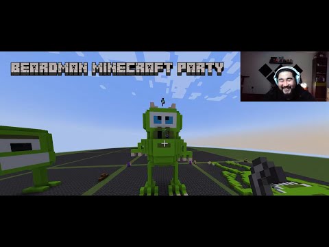 Видео: Beardman Minecraft party. Minecraft Тэмцээн явуулав
