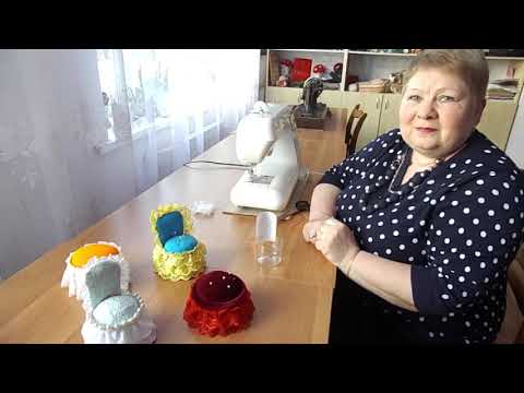 Видео: Мастер - класс "Игольница - пуфик".