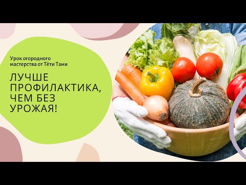 Видео: Лучше профилактика, чем без урожая!