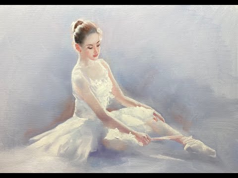 Видео: Видео-урок "Балерина". Художник Игорь Сахаров