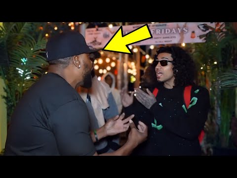 Видео: Безрассудный вышибала хотел размахивать руками!