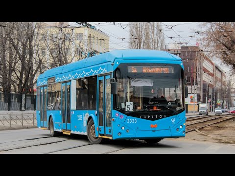Видео: БКМ-321 2333 Маршрут №5А город Саратов 