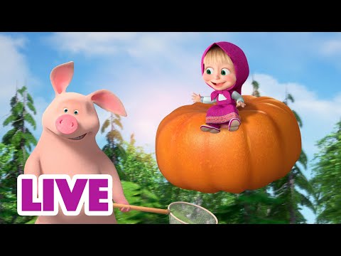 Видео: 🔴 ПРЯМОЙ ЭФИР! LIVE Маша и Медведь 👱‍♀️🐻 С ветерком! 🐷🌂