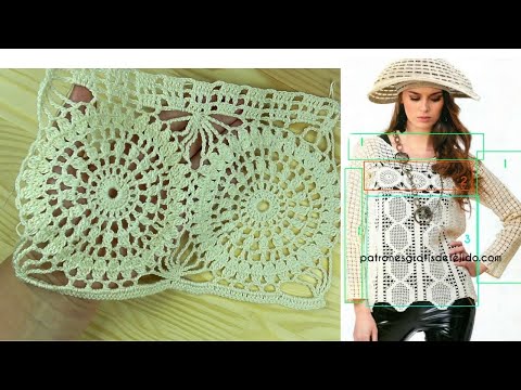 Видео: Как красиво смотрятся круглые мотивы в этой КОФТЕ