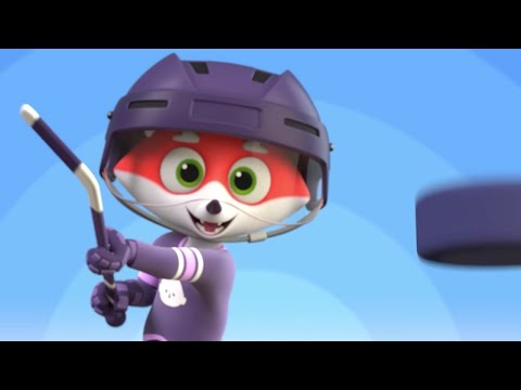 Видео: Цветняшки - Хоккей - Новые серии! - Мультики и песенки для малышей