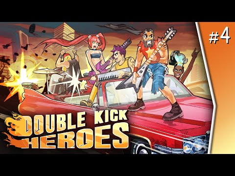 Видео: Double Kick Heroes #4 | Прохождение на стриме
