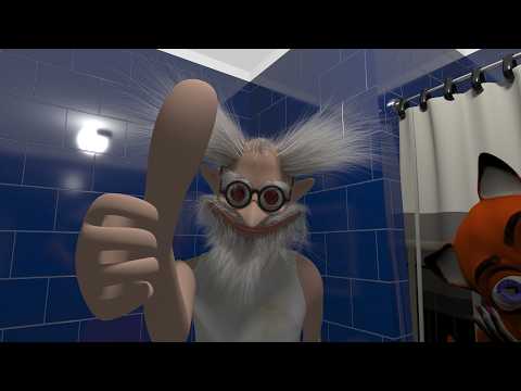 Видео: Привокзальная шаурма. 3д анимация.