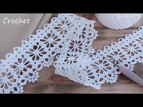 Видео: Ажурное ЛЕНТОЧНОЕ КРУЖЕВО вязание крючком 🧶Easy to Crochet TAPE LACE Tutorial🧶