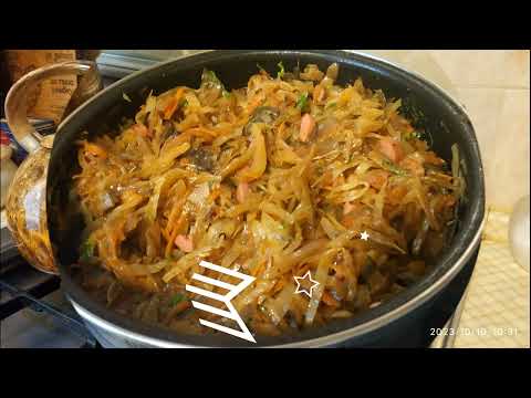 Видео: Солянка из квашенной капусты второе блюдо