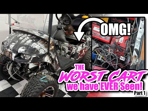 Видео: EP 125 - ХУДШИЙ гольф-кар, который мы КОГДА-ЛИБО видели - Ремонт разбитого EZGO TXT 1997 года - У...