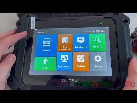 Видео: IDUTEX TS810PRO - обзор автосканера и начало работы
