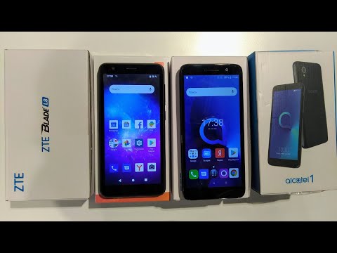 Видео: Alcatel 1 против ZTE L8, что выбрать?