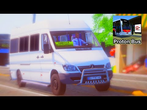 Видео: Еду по узким улочкам на Mercedes Benz Sprinter 416 Тюнинг в Proton Bus Simulator!