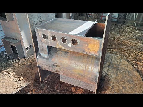 Видео: Варим котёл отопления без водяной рубашки на топке, с теплосьемом на колодцах дымохода