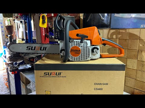 Видео: Новинка! SURUI CS 460 аналог  250-го. Отличное качество по хорошей цене ! Разбираем и пилим.