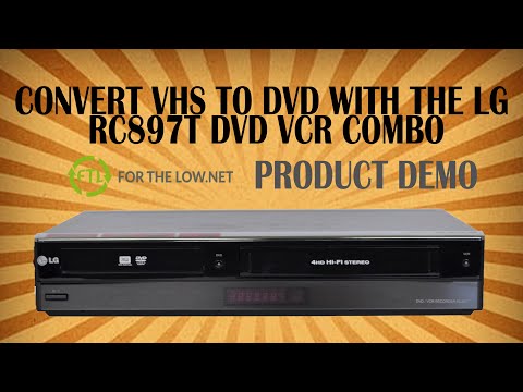 Видео: ЛЕГКИЙ ПЕРЕНОС VHS-КАСЕТ НА DVD-ДИСК С ПОМОЩЬЮ КОМБИНИРОВАННОГО DVD-РЕКОРДЕРА LG RC897T 1080P HDM...