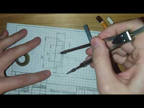 Видео: Втулка сальника (эскизы деталей сборочной единицы)