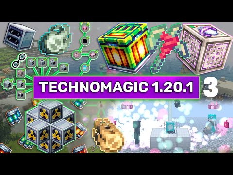 Видео: Сможете ли вы выжить в этом модифицированном мире ? #3 TechnoMagic 1.20.1 NEXTEAM Майнкрафт с Модами