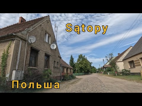 Видео: Польское село Sątopy.