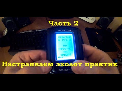 Видео: Эхолот Практик | Быстрая настройка | Часть 2