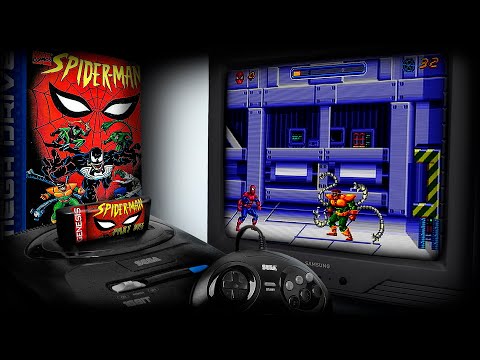 Видео: (ORIGINAL TV GRAPHICS ) -  SEGA - Spider-Man - The Animated Series - ПОЛНОЕ ПРОХОЖДЕНИЕ