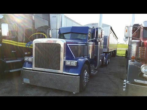 Видео: Дальнобой по США Америка.  Обзор 3x осного Kenworth and Peterbilt.  Едем домой.