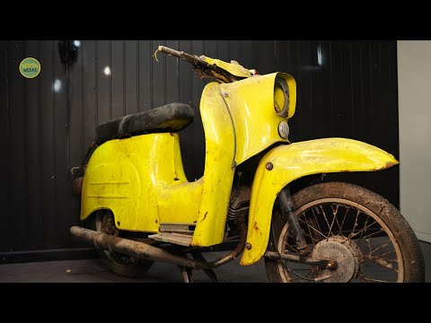 Видео: Находка в сарае 1980-х годов! Вот так я восстановил Simson Schwalbe KR51/2 всего за 20 дней!